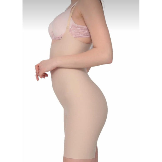 Lunelle Tam Vücut Toparlayıcı Lazer Kesim Korse Bej – Seamless Şekillendirici Body Şort